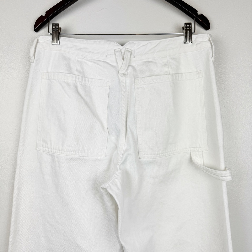 J. Crew Point Sur Wide-Leg Carpenter Jeans White Size 29 NWT - Picture 7 of 10